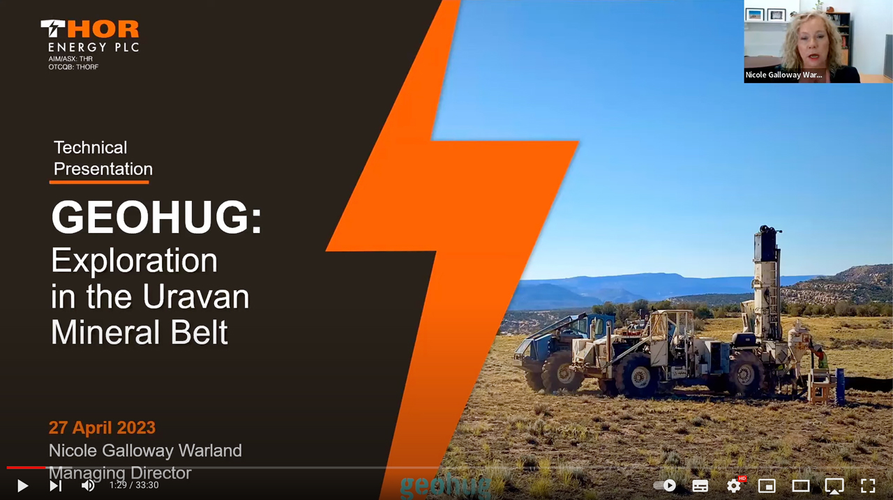 Technical Presentation Geohug May 2023 Thor Energy PLC